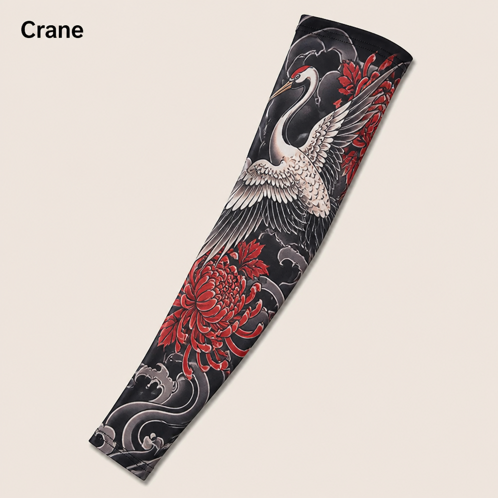 ArborSkin™ – Japanese Tattoo-Print UPF 50+ Sun Protection Arm Sleeve