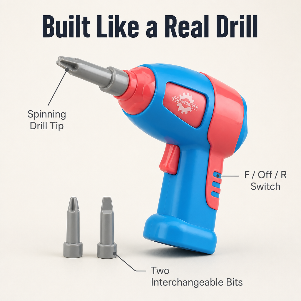 Brillikids™ — Build Dinosaur Worlds With 211 Pieces and a Real Working Drill