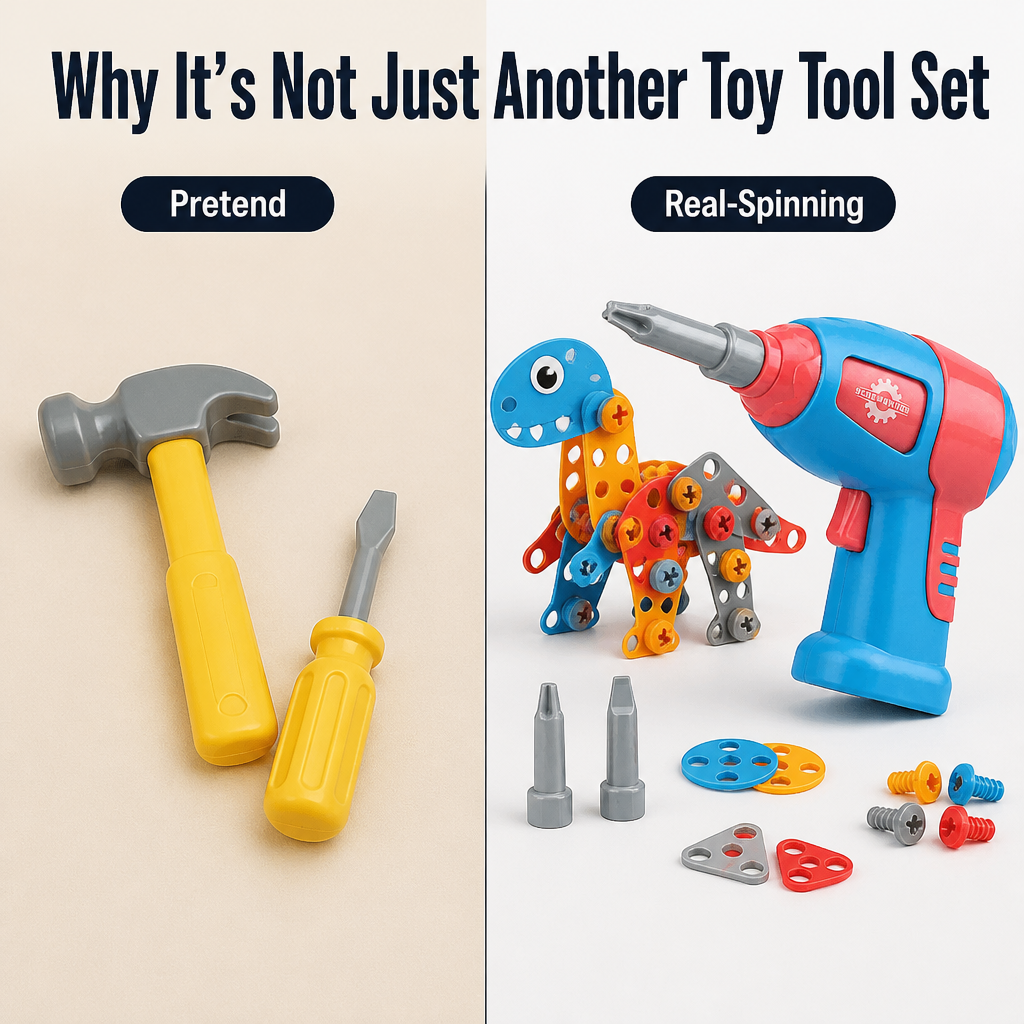 Brillikids™ — Build Dinosaur Worlds With 211 Pieces and a Real Working Drill