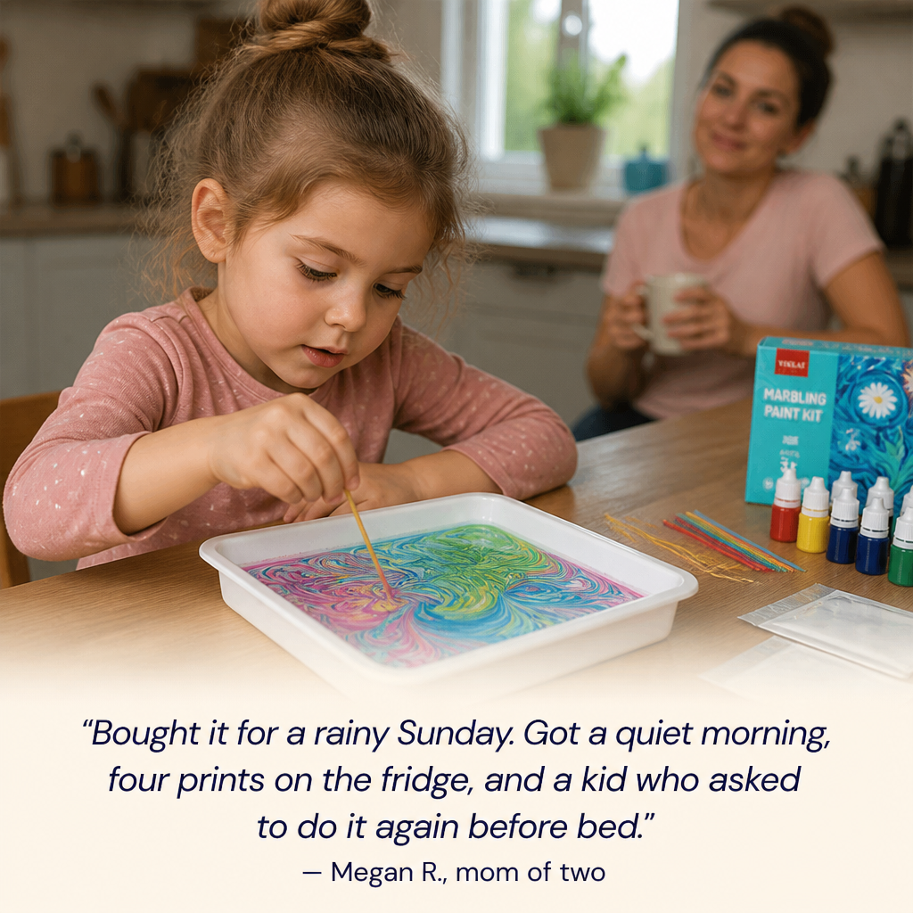 SplashForm™ — Turn Tap Water Into Marble Art Kids Lift, Dry, and Frame