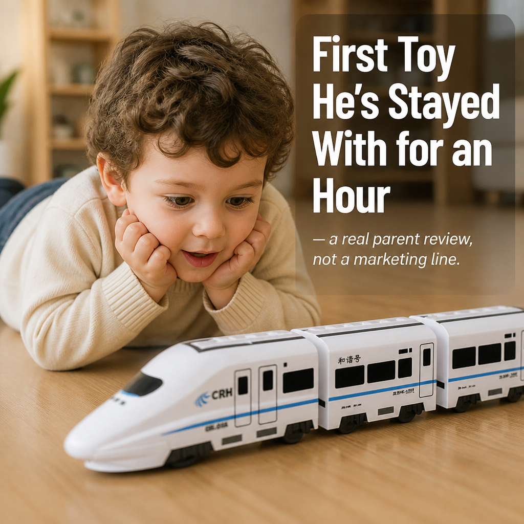 BrainBuzz Express™ — Race a Real-Looking Bullet Train Around Their Bedroom Floor