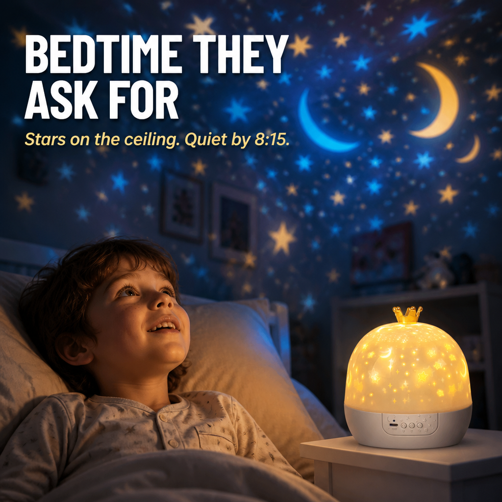 AquaDream™ — Trade Bedtime Battles for a Galaxy on the Ceiling