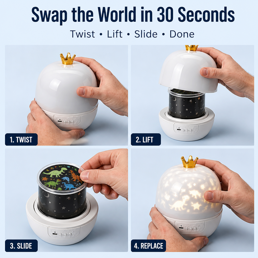 AquaDream™ — Trade Bedtime Battles for a Galaxy on the Ceiling