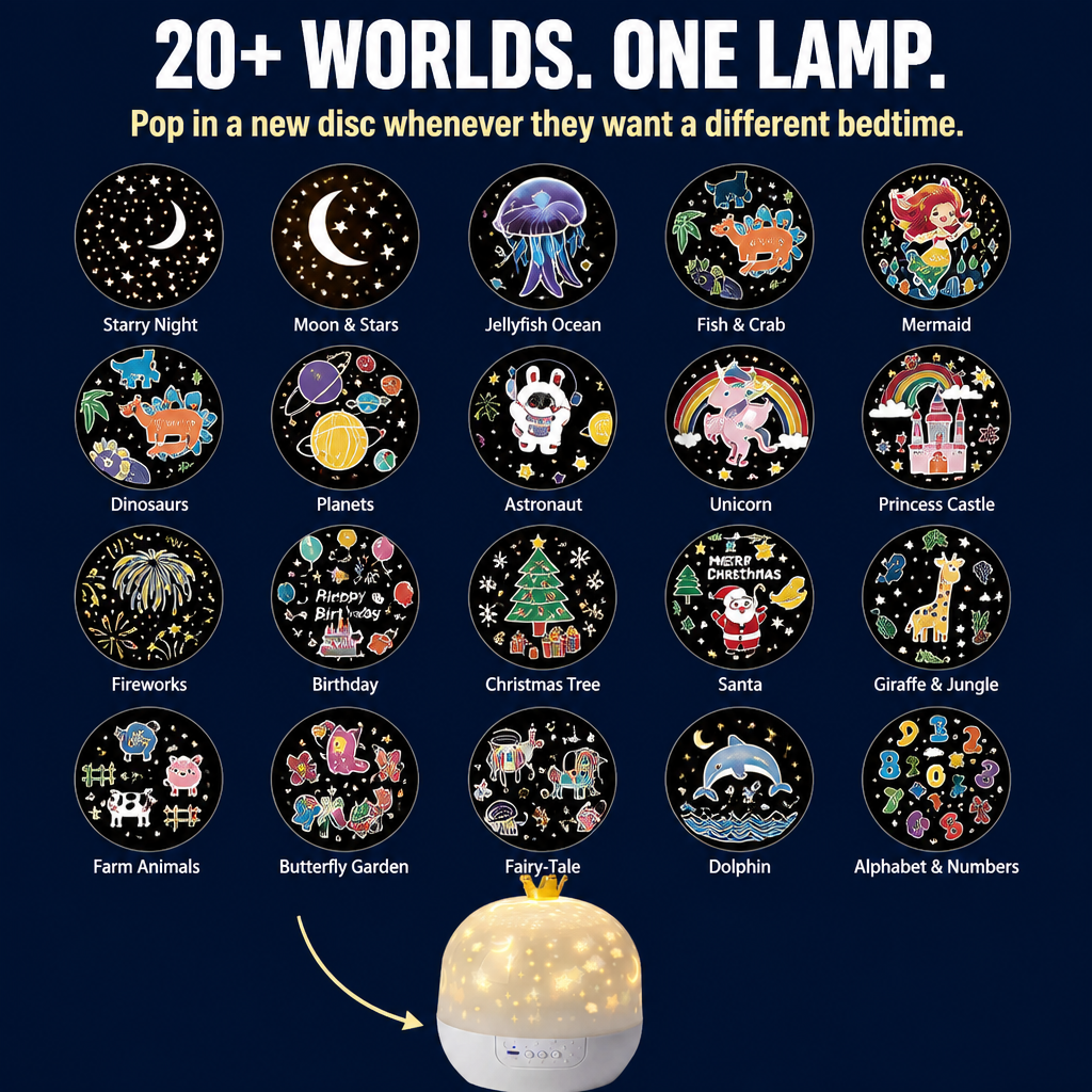 AquaDream™ — Trade Bedtime Battles for a Galaxy on the Ceiling