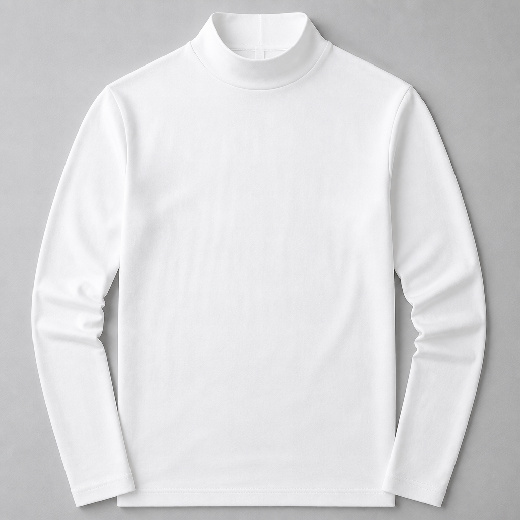 TitanFit™ – Sleek Slim Fit Mock Neck Long Sleeve Base Layer