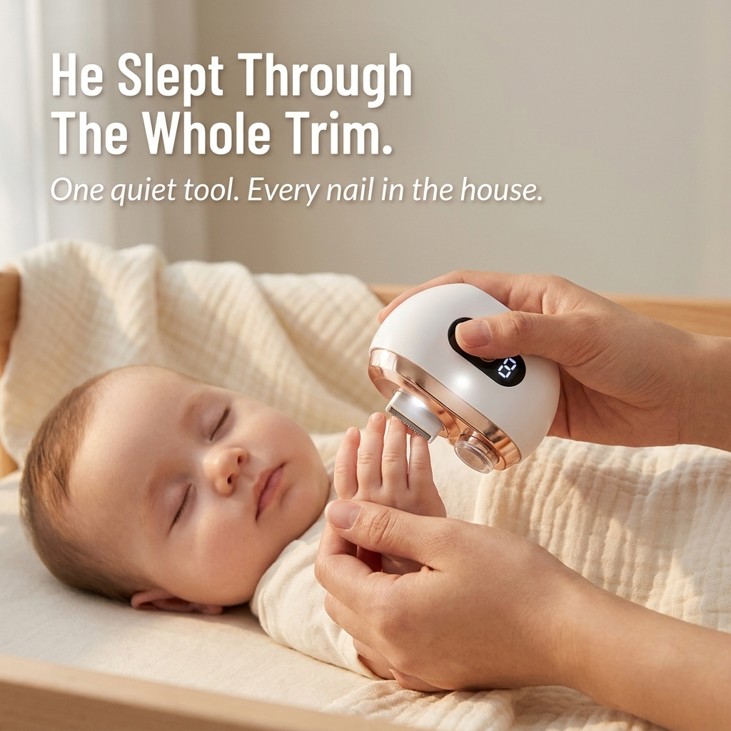 LuminaClip™ — Trim, File & Polish Every Nail In The House (Even Baby's)