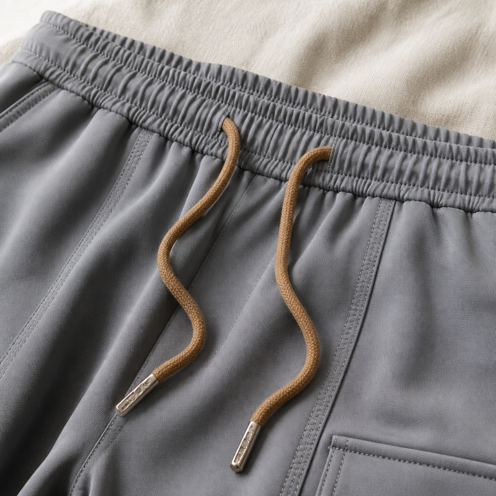 FitEase™ – Tapered Cargo Joggers with Elastic Drawstring Waist