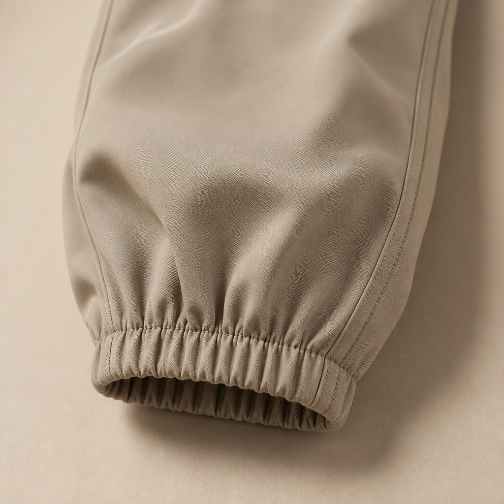 FitEase™ – Tapered Cargo Joggers with Elastic Drawstring Waist