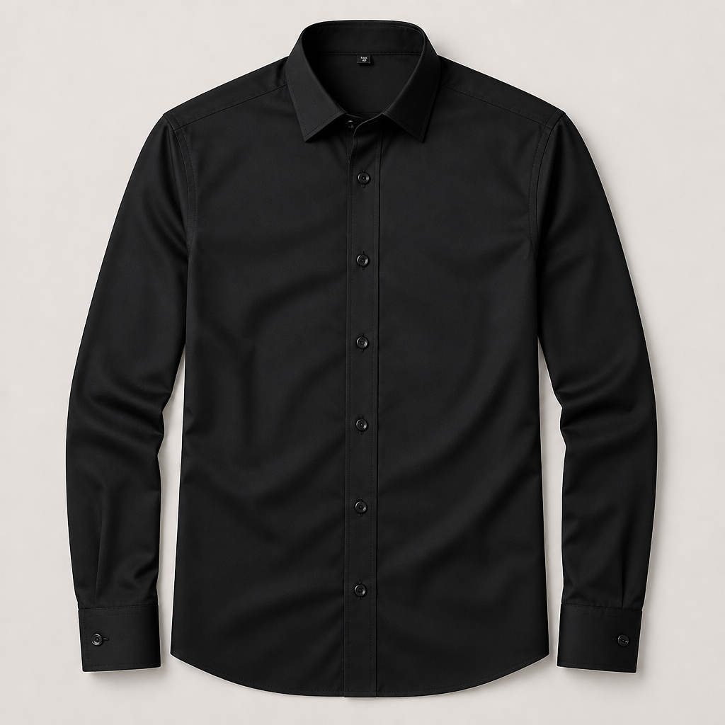 RevoStretch™ – Sleek Stretch Button-Down Shirt with Wrinkle-Free Silky Finish