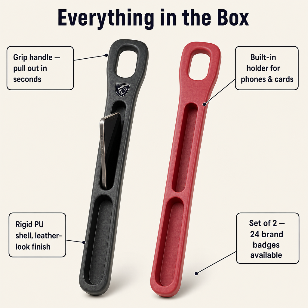 GlideGuard™ — Block the Seat Gap That Swallows Your Phone, Keys & Coins