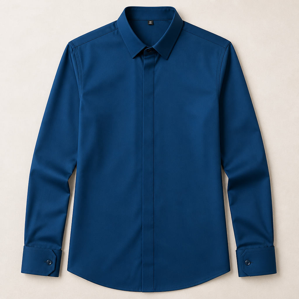 Maxton™ – Slim-Fit Wrinkle-Free Dress Shirt with 4-Way Stretch