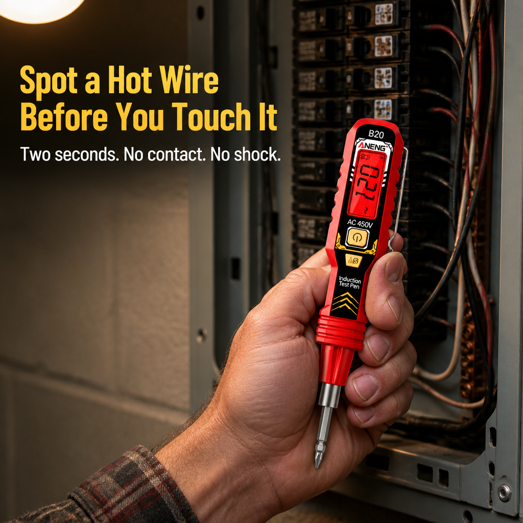 VoltSpark™ — Spot Live Wires Without Touching Them in Two Seconds