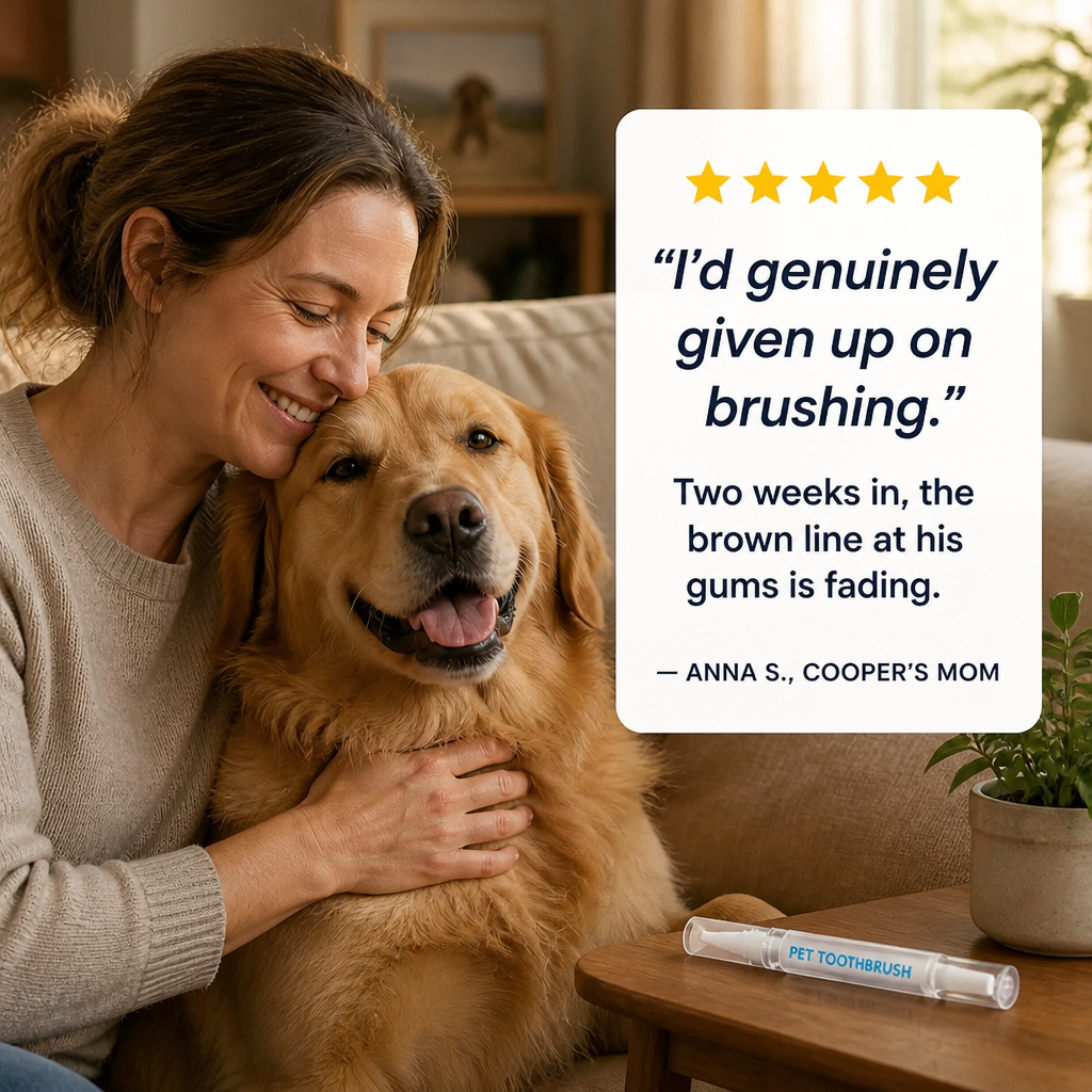 SmilePaw™ — End the Brushing Battle and Lift Tartar in 30 Seconds Daily