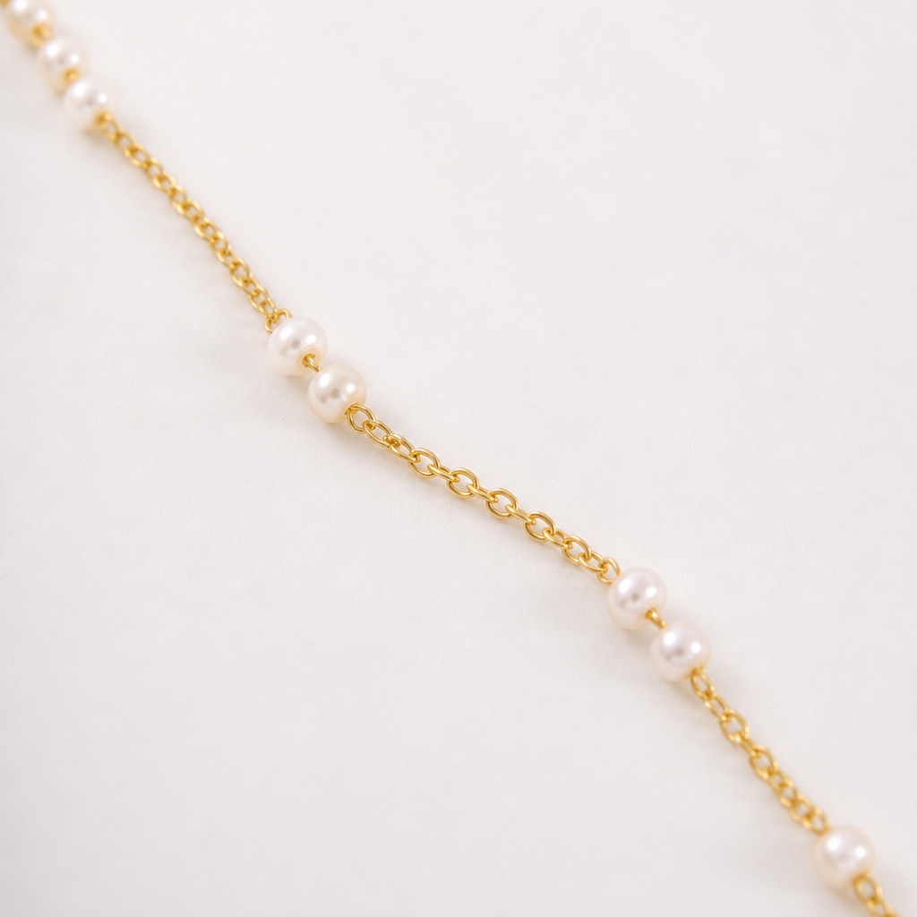 LuminaLuxe™ – Modern Pearl Toggle Necklace with Baroque Drop