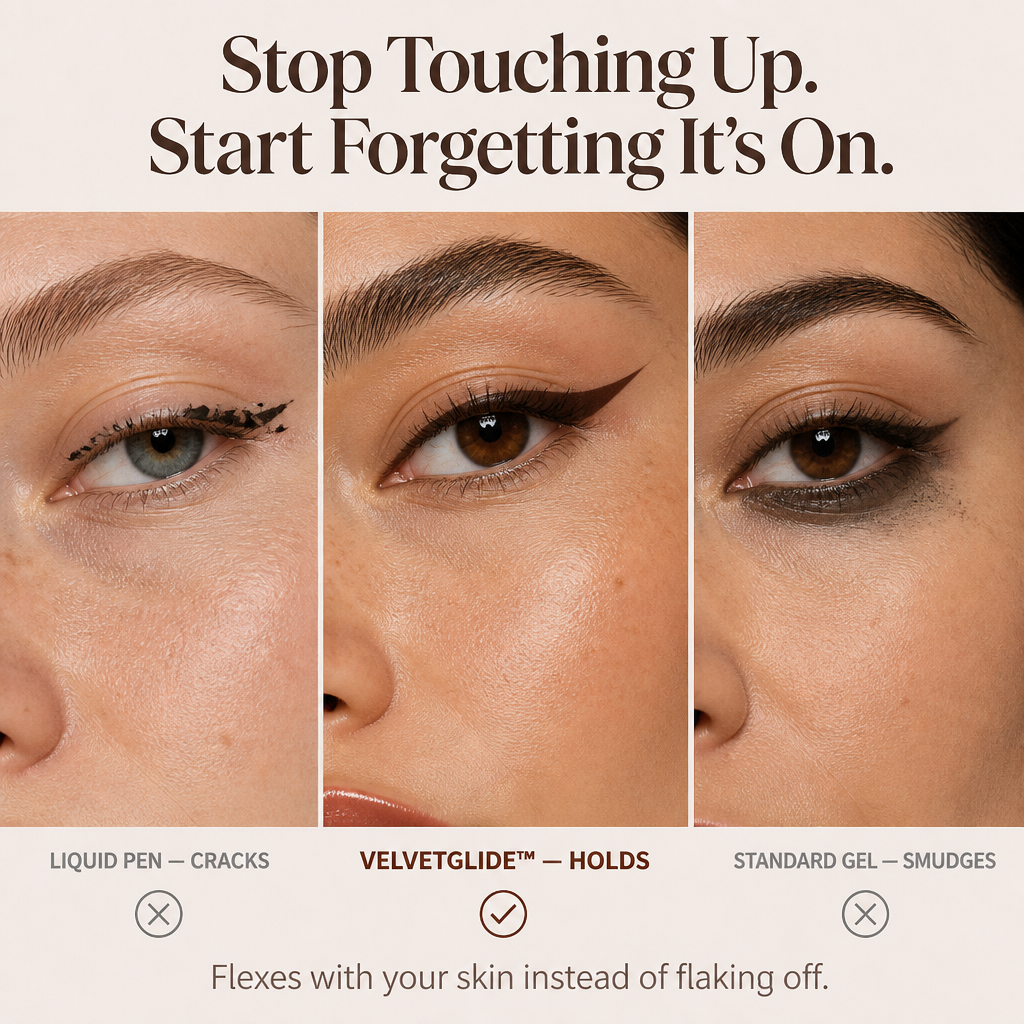 VelvetGlide™ — Draw One Stroke, Wear It Smudge-Proof For 24 Hours