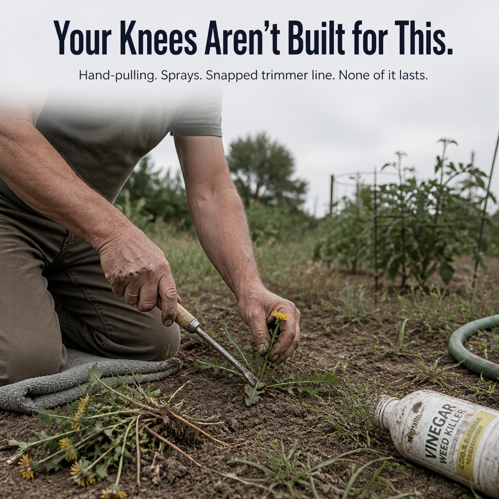 TerraBlade™ — Effortless Root-to-Soil Weed Erasing Without the Strain