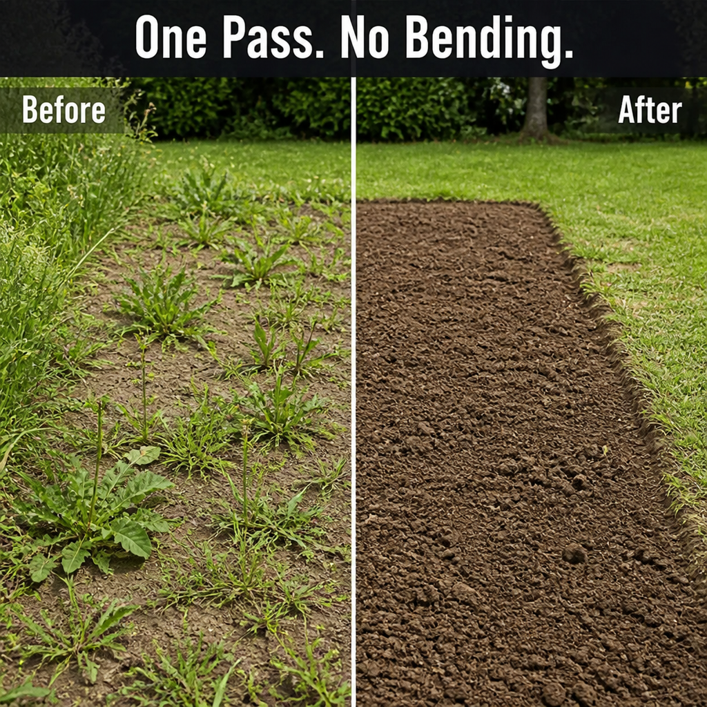 TerraBlade™ — Effortless Root-to-Soil Weed Erasing Without the Strain