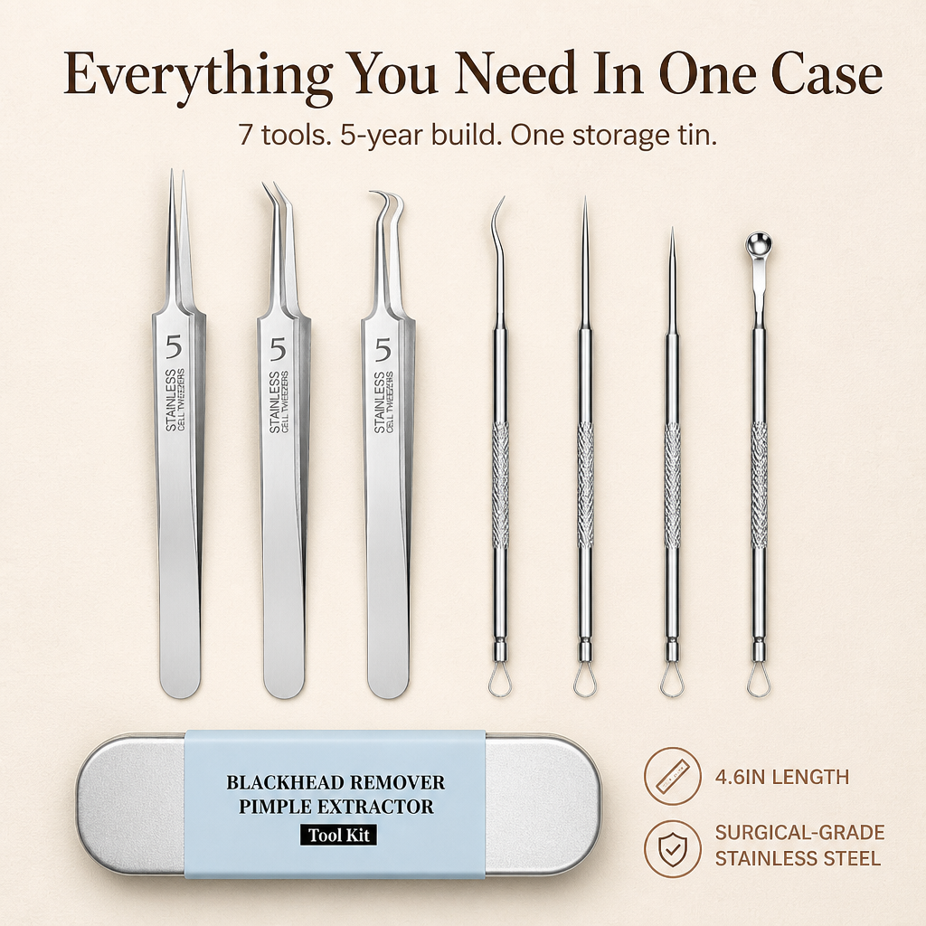 PrecisionFlex™ — Extract Blackheads, Pimples & Keratin Plugs Without Scarring Your Face