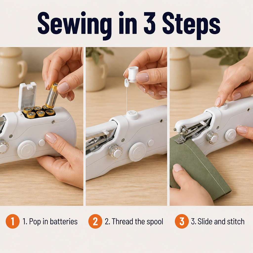 StitchLite™ — Mend Hems, Patches & Tears In Under A Minute