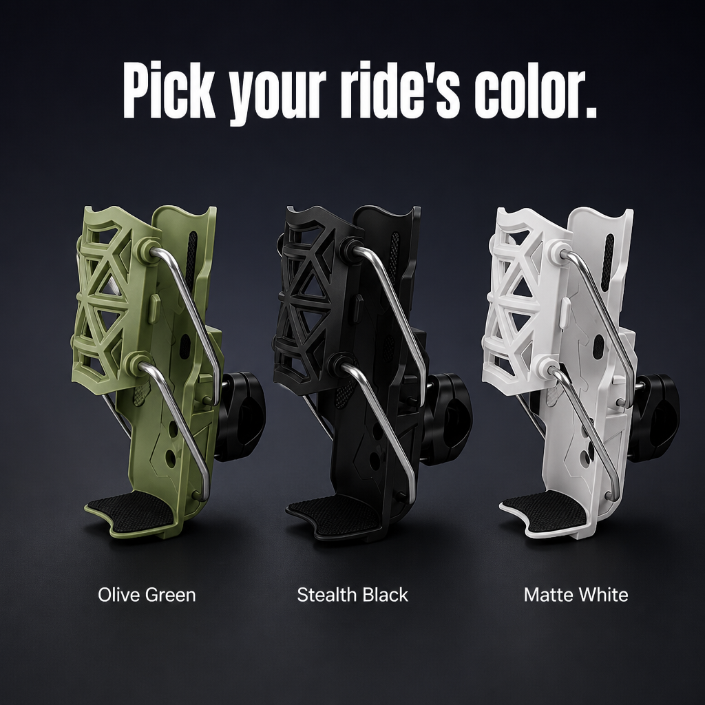VeloGrip™ — Lock Your Bottle Down So It Stops Bouncing Out on Bumps