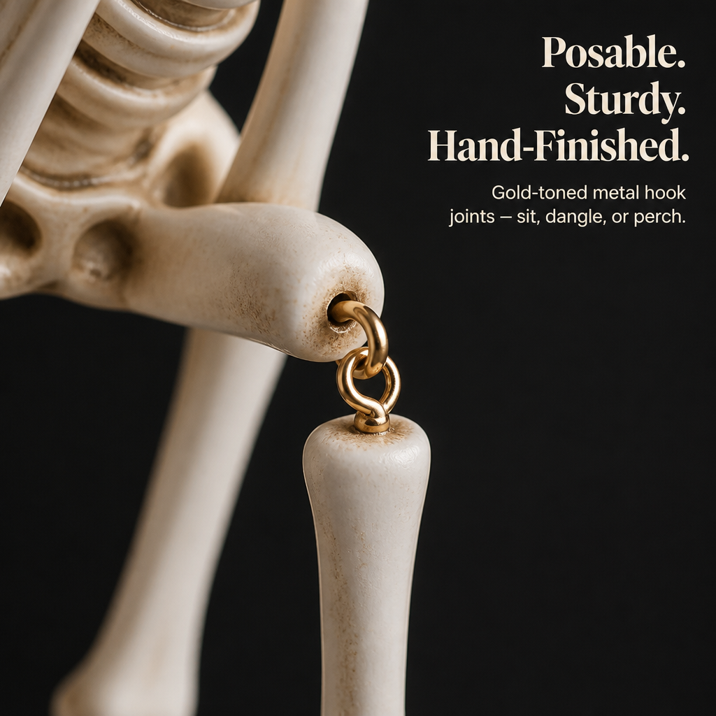 ChuckLuxe™ — Style Your Shelf With the Dangling-Leg Skeleton Trio Everyone Asks About | Set of 3