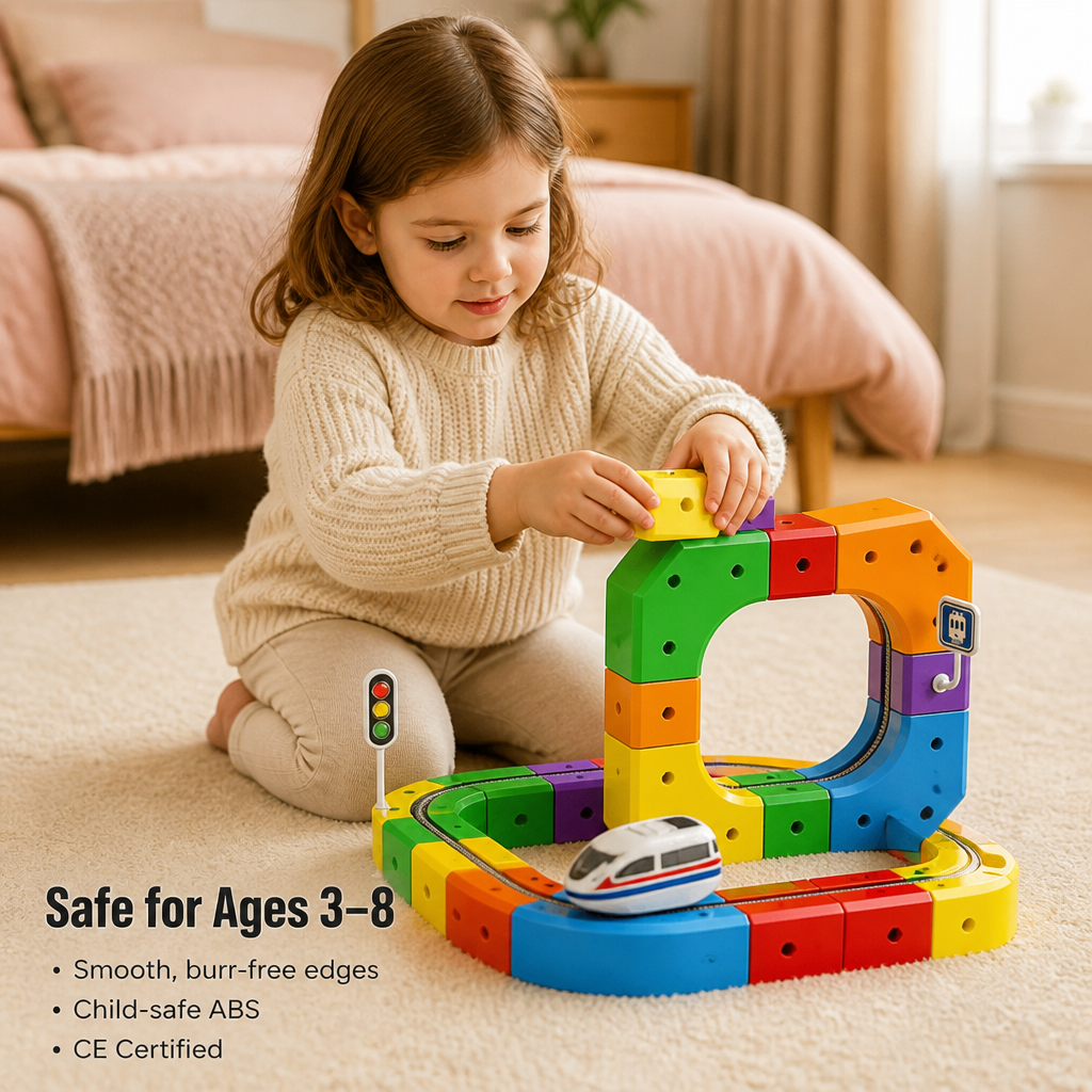 WonderRail™ — Build 3D Train Tracks That Climb, Loop & Run Upside Down