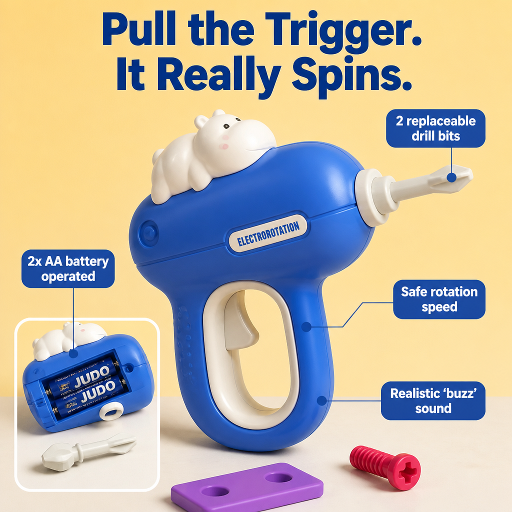 ForgeMate™ — Trade Screen Time for a Drill That Really Spins and Builds