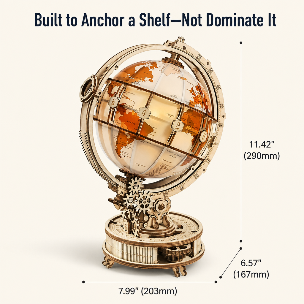 LumoraSphere™ — Snap Together a Glowing Wooden Globe That Doubles as Decor