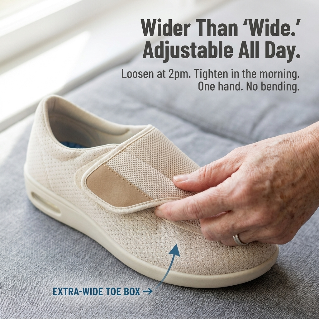 VersaStride™ — Walk Pain-Free On Swollen, Tender, Hard-To-Fit Feet All Day