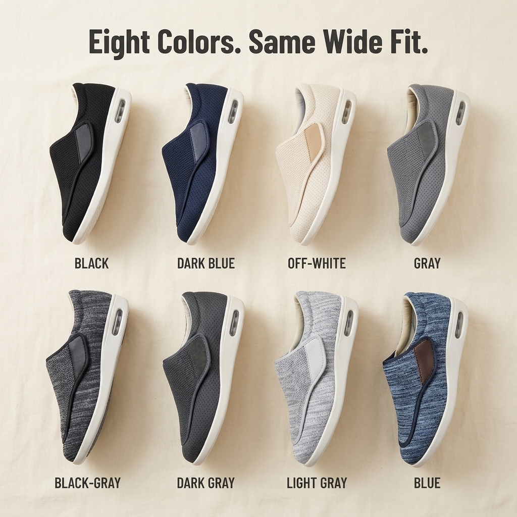 VersaStride™ — Walk Pain-Free On Swollen, Tender, Hard-To-Fit Feet All Day