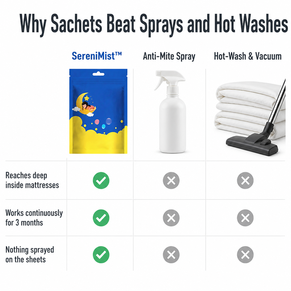 SereniMist™ — Quiet Morning Sneezing & Drive Out Dust Mites for 3 Months