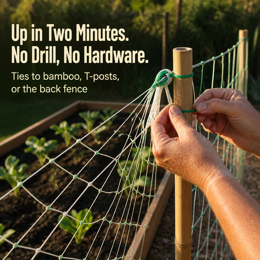 SkyRiseGrid™ — Grow Twice the Harvest in Half Your Garden Space