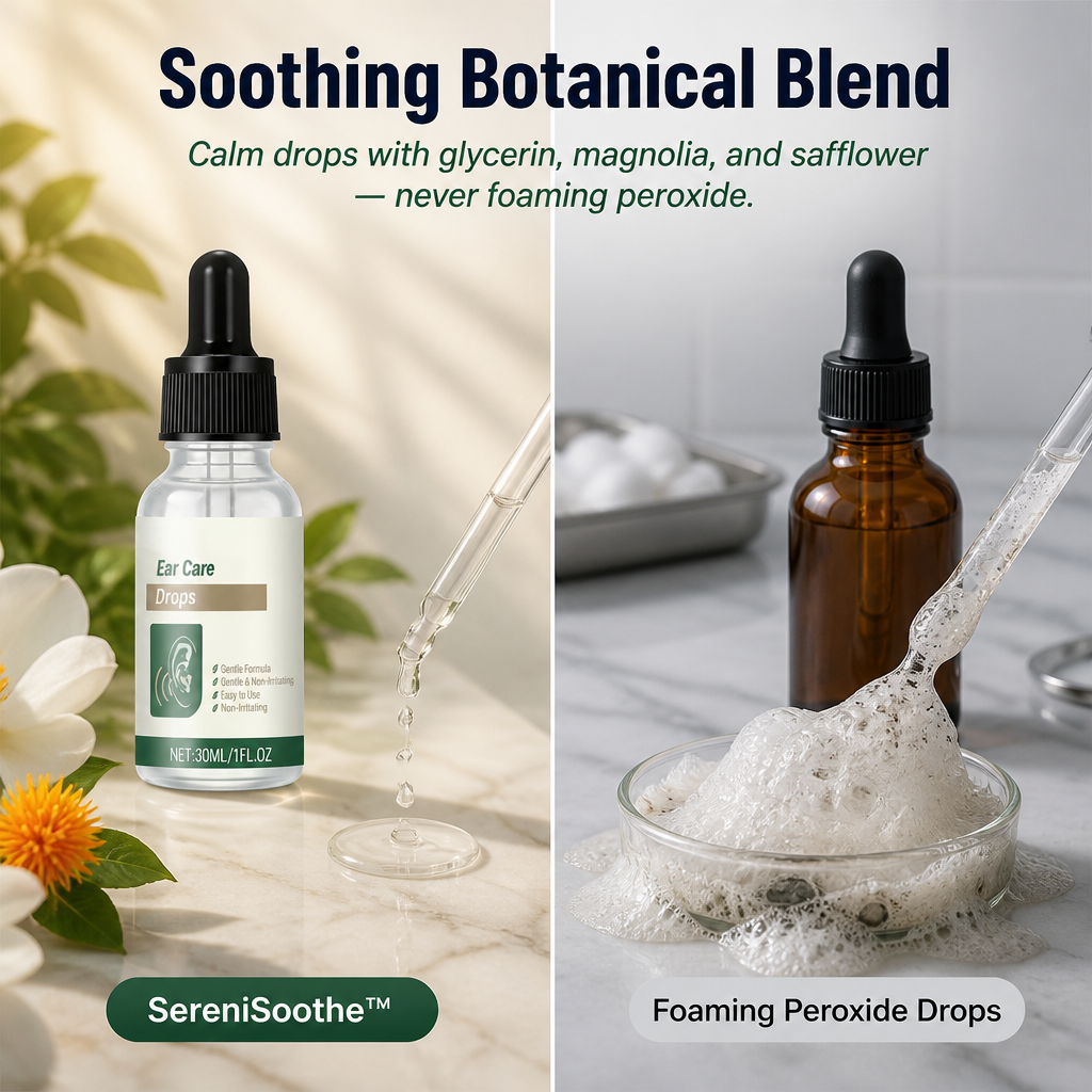 SereniSoothe™ — Soften Stubborn Earwax and Clear That Clogged, Muffled Feeling Fast