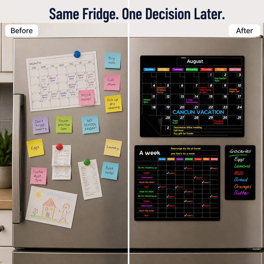 VibratoPlan™ — Map Every Practice, Pickup & Pool Party On The Fridge