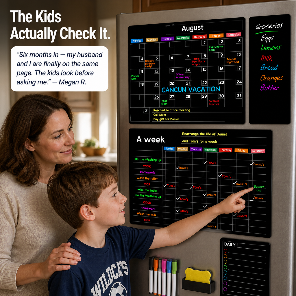 VibratoPlan™ — Map Every Practice, Pickup & Pool Party On The Fridge