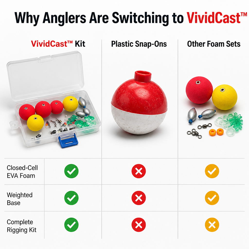 VividCast™ — Spot Every Strike and Hook More Fish, Cast After Cast
