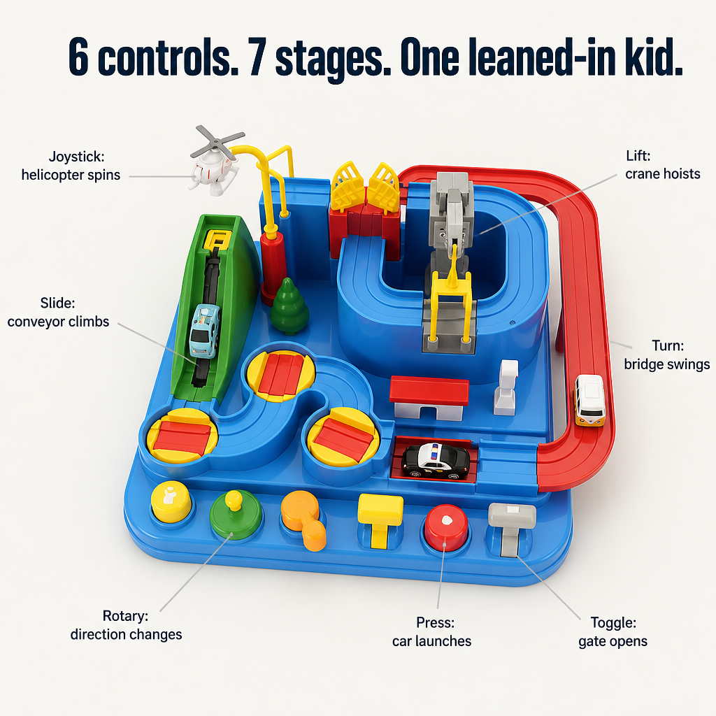 SkillCity™ — Replace Screen Time With 7-Stage Hands-On City Adventure Play