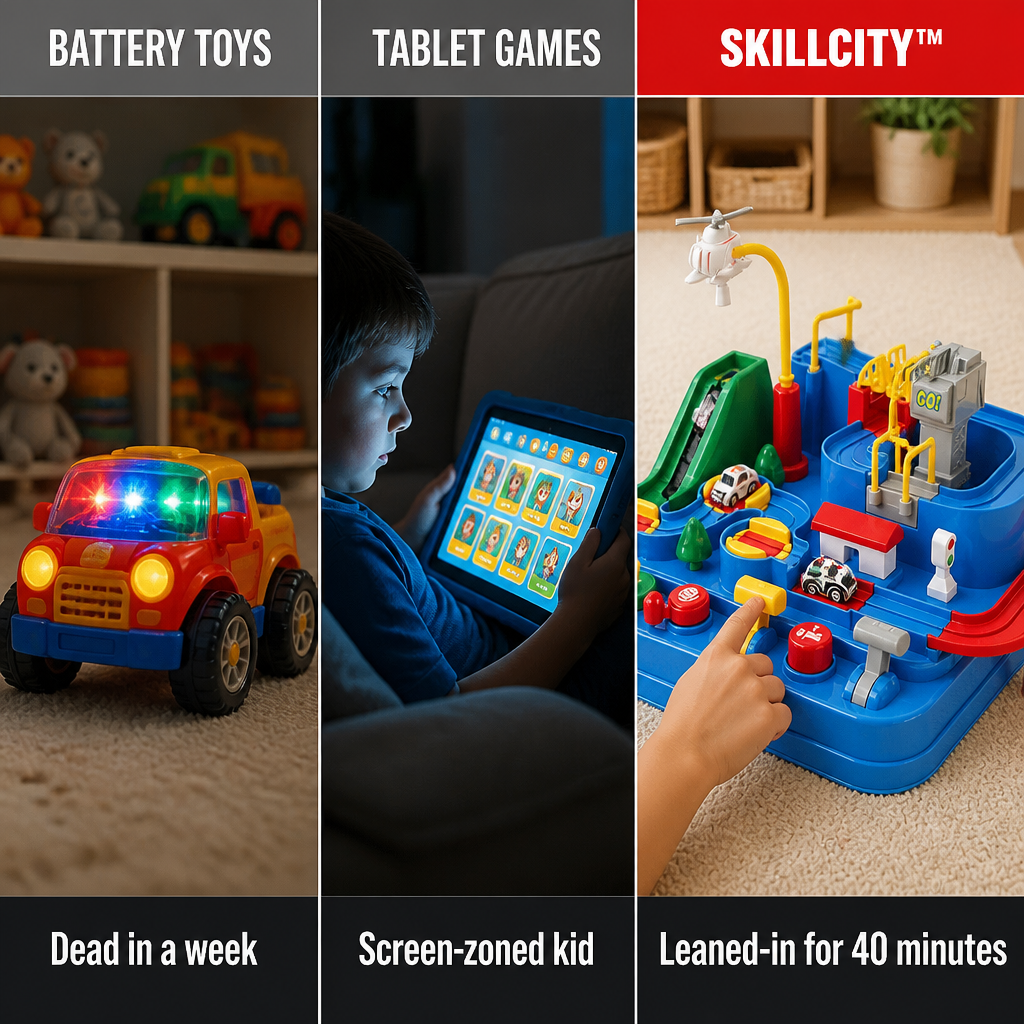 SkillCity™ — Replace Screen Time With 7-Stage Hands-On City Adventure Play