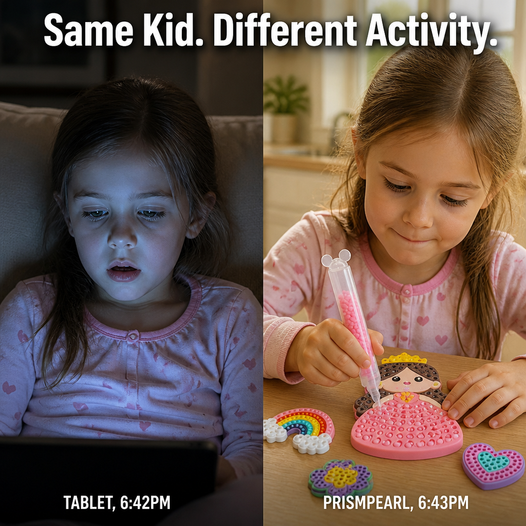 PrismPearl™ — Trade Screen Time For Sparkly Bead Stickers Kids Beg To Make