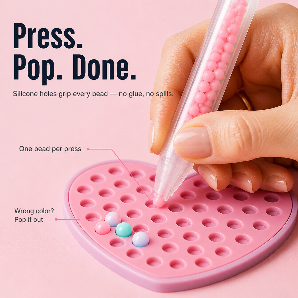 PrismPearl™ — Trade Screen Time For Sparkly Bead Stickers Kids Beg To Make