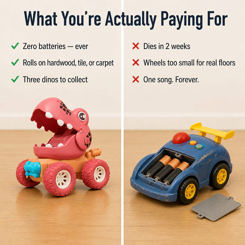 ThunderRex™ — Push, Race, and Roar with Tough No-Battery Dino Trucks