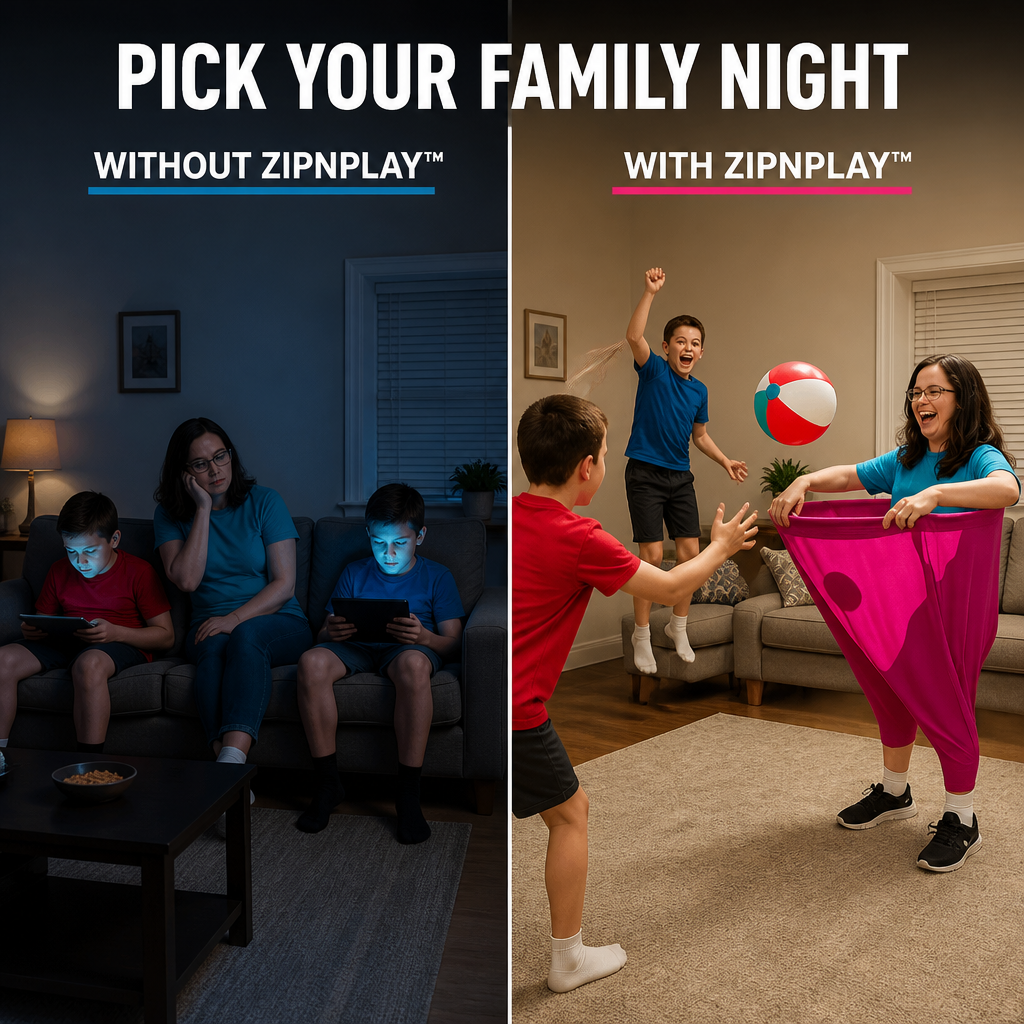 ZipNPlay™ — Ignite Crazy Fun and Deep Family Bonds in Minutes
