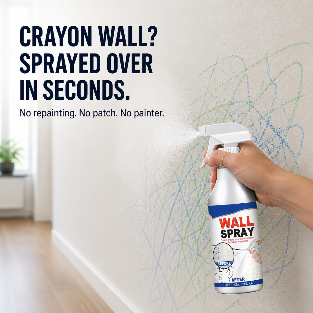 VeroCraft™ — Cover Crayon, Cracks & Scuffs Without Repainting the Wall