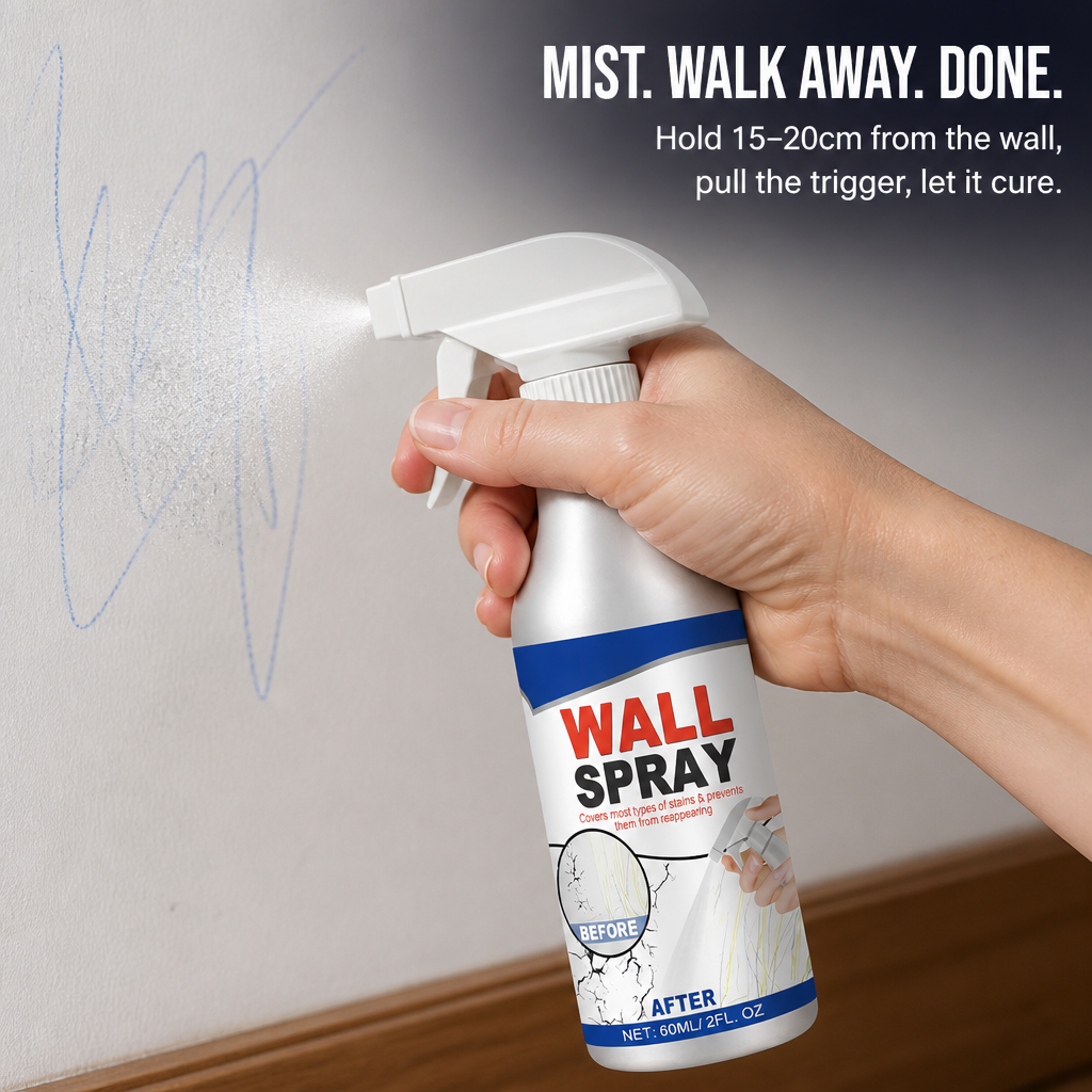 VeroCraft™ — Cover Crayon, Cracks & Scuffs Without Repainting the Wall