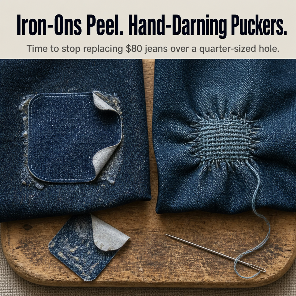 Weaverly™ — Patch Jeans, Sweaters & Favorite Flannels Into Pinterest-Worthy Saves