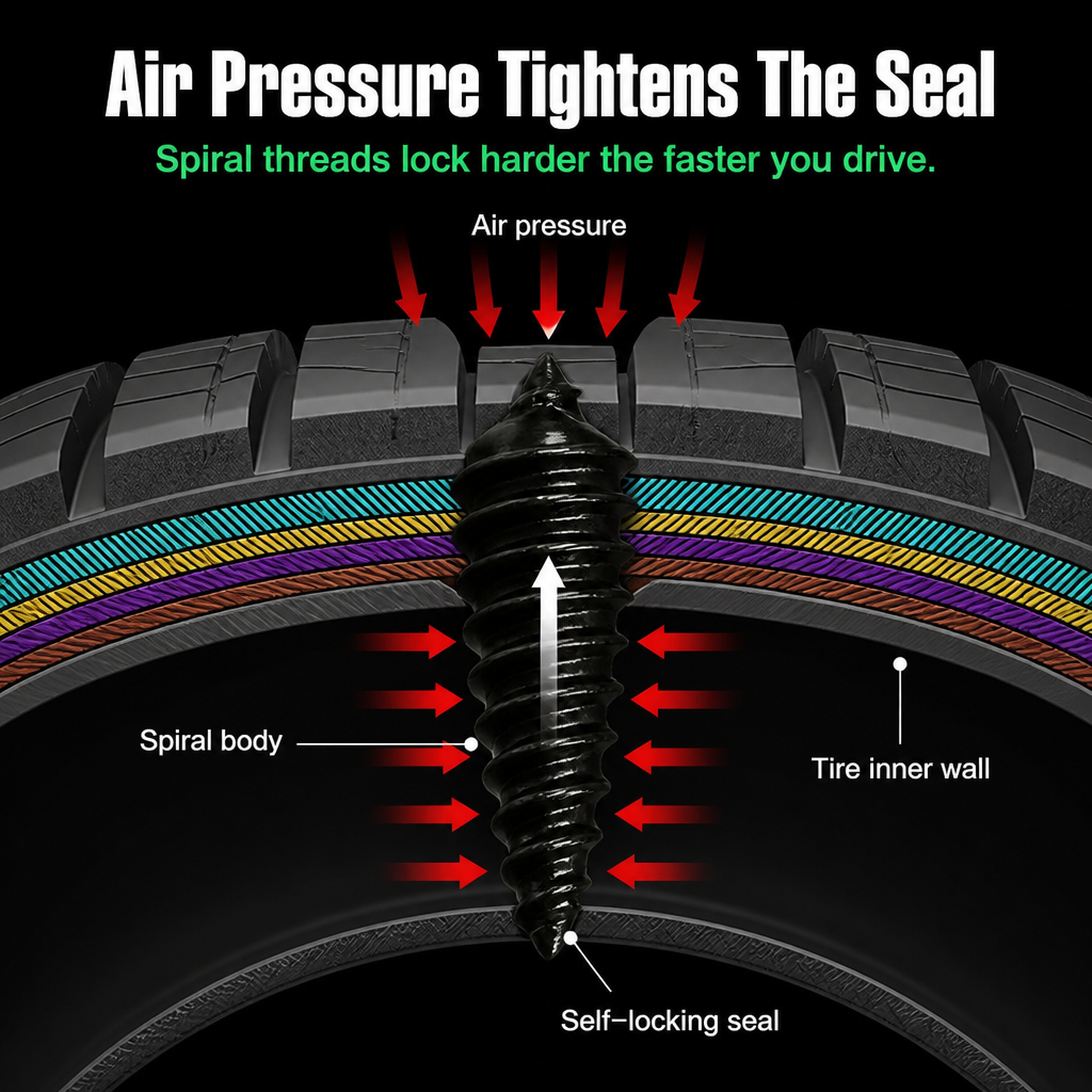 SlipMate™ — Plug Any Flat In 60 Seconds Without Removing The Tire