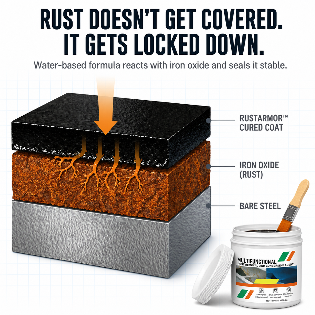 RustArmor™ — Brush It On, Kill The Rust, Seal Your Metal For Years