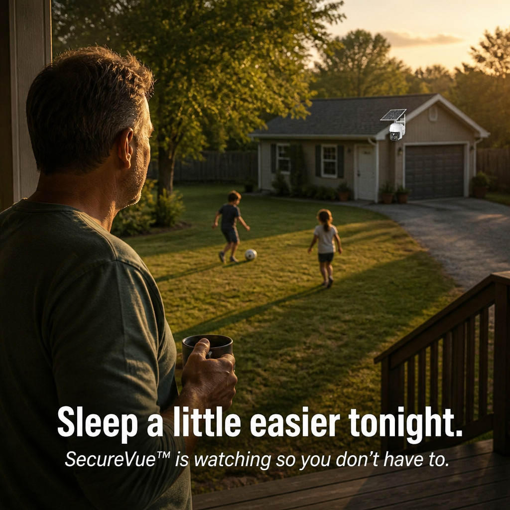 SecureVue™ — Guard Your Property Without Wires, Wi-Fi or Power Outlets
