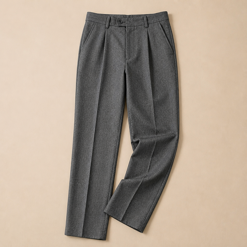 Roven™ – Tailored Wide-Leg Men's Trousers with Deep Slant Pockets