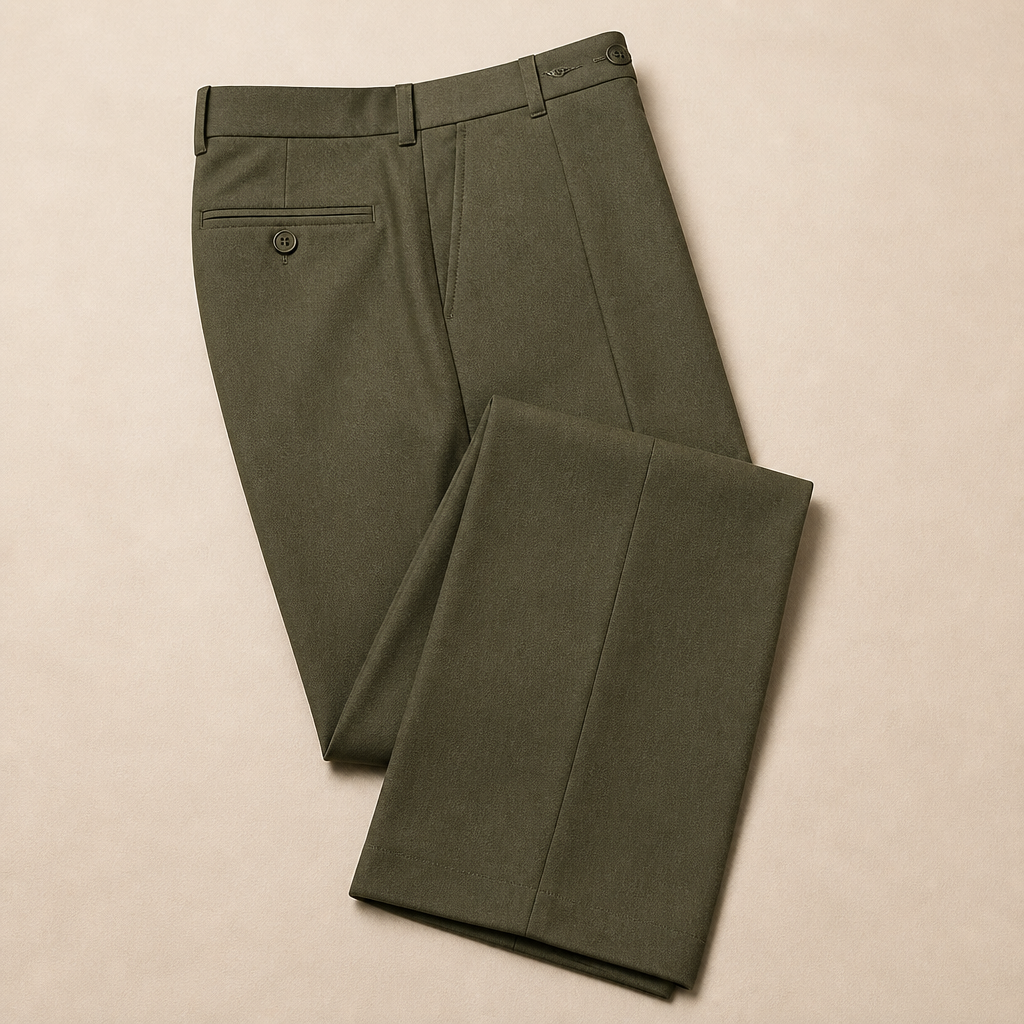 Roven™ – Tailored Wide-Leg Men's Trousers with Deep Slant Pockets